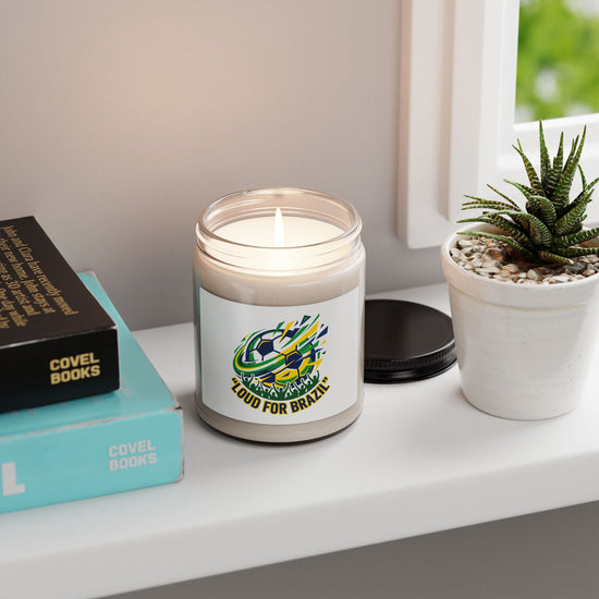 Brazil soccer Candle