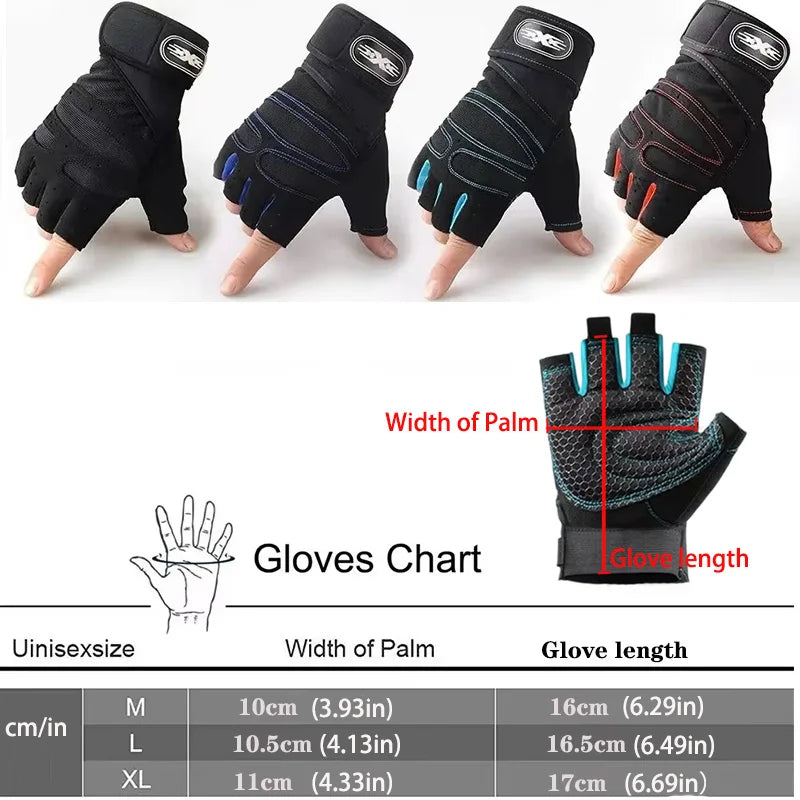 Gym gloves set