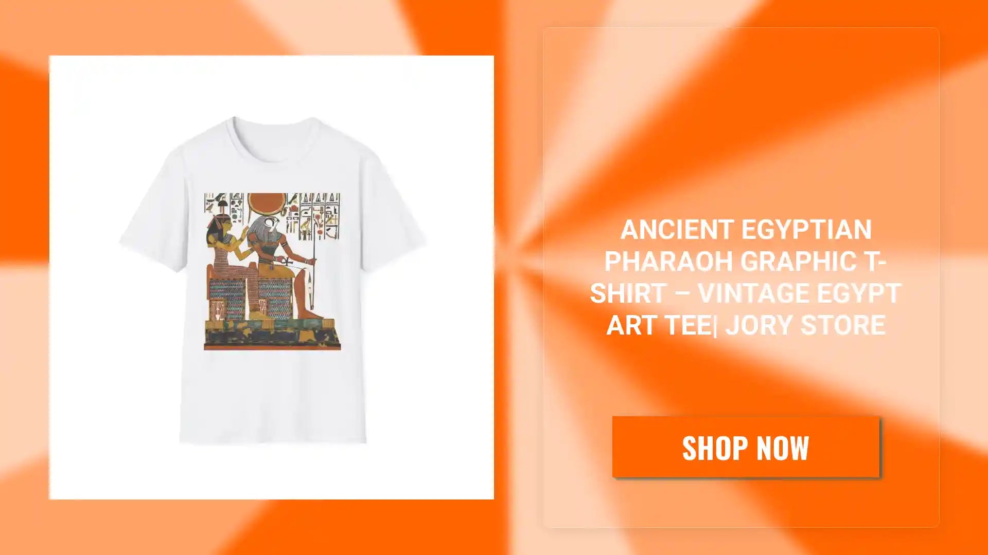 Ancient Egyptian Pharaoh Graphic T-Shirt &ndash; Vintage Egypt Art Tee| Jory Store by@Outfy
